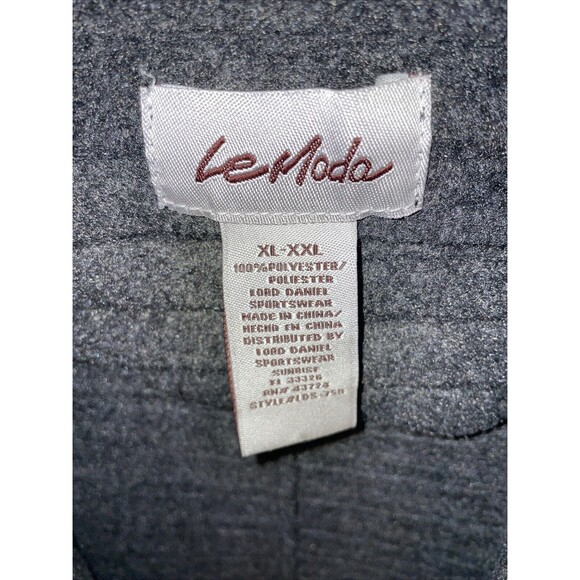 Le Moda Women’s Open Cardigan Size XL Gray Going Out Party Fall Comfort - Picture 2 of 12